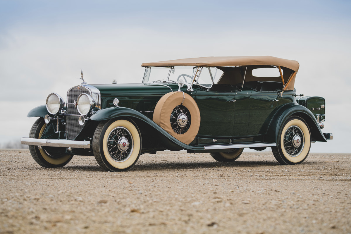 1930 Cadillac V-16 Sport Phaeton by Fleetwood offered at RM Sotheby’s Amelia Island live auction 2020